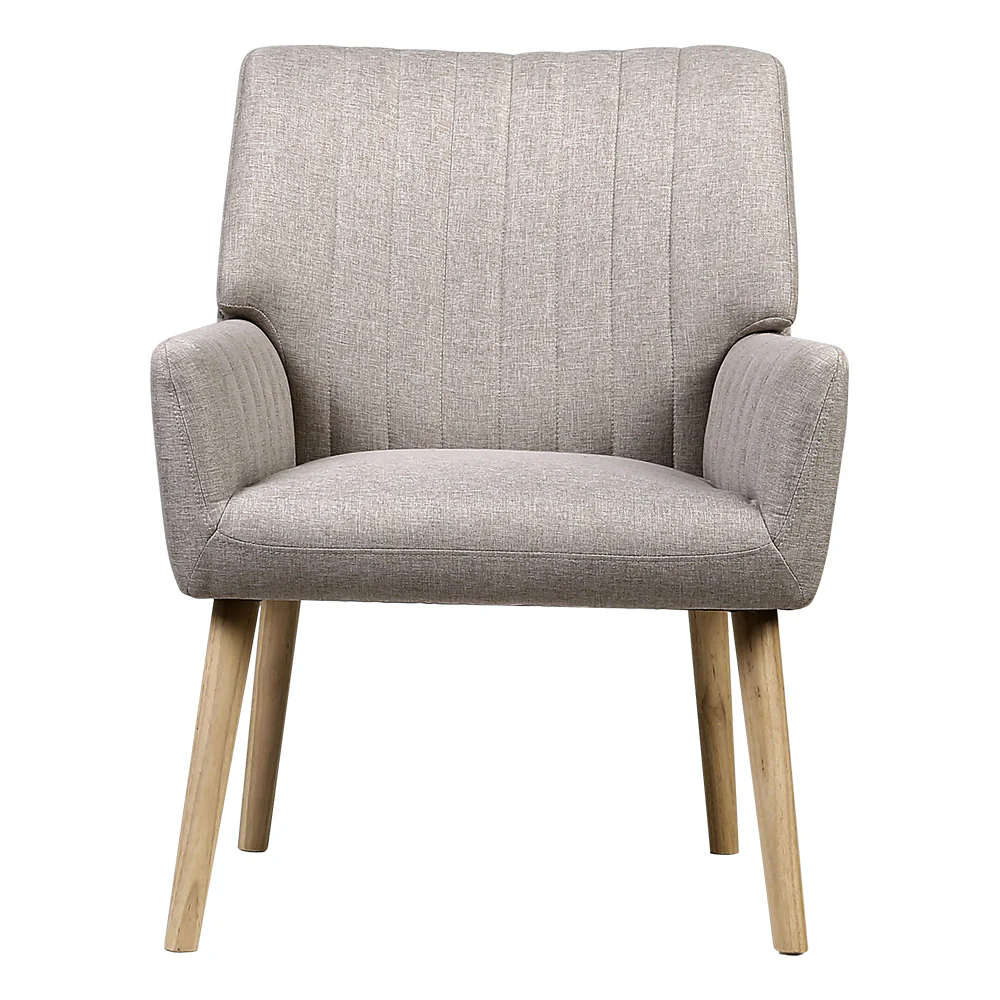Armchair Fabric Beige Sebastini - Image 3
