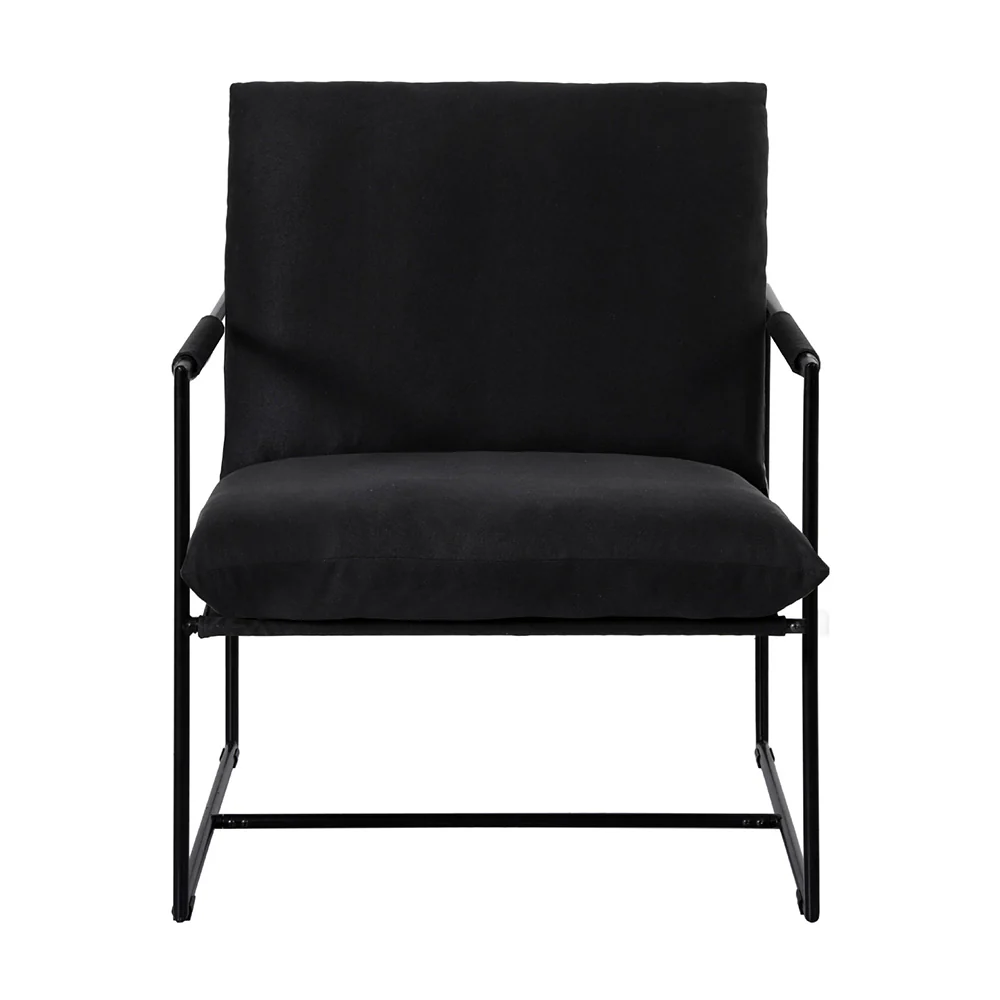 Armchair Lounge Chair Sling Black - Image 3