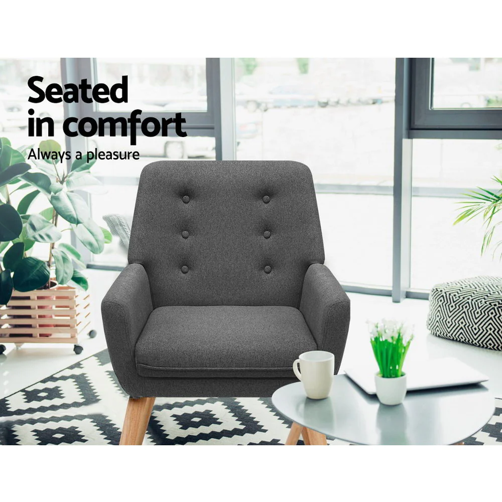 Armchair Tub Single Dining Chair - Image 4