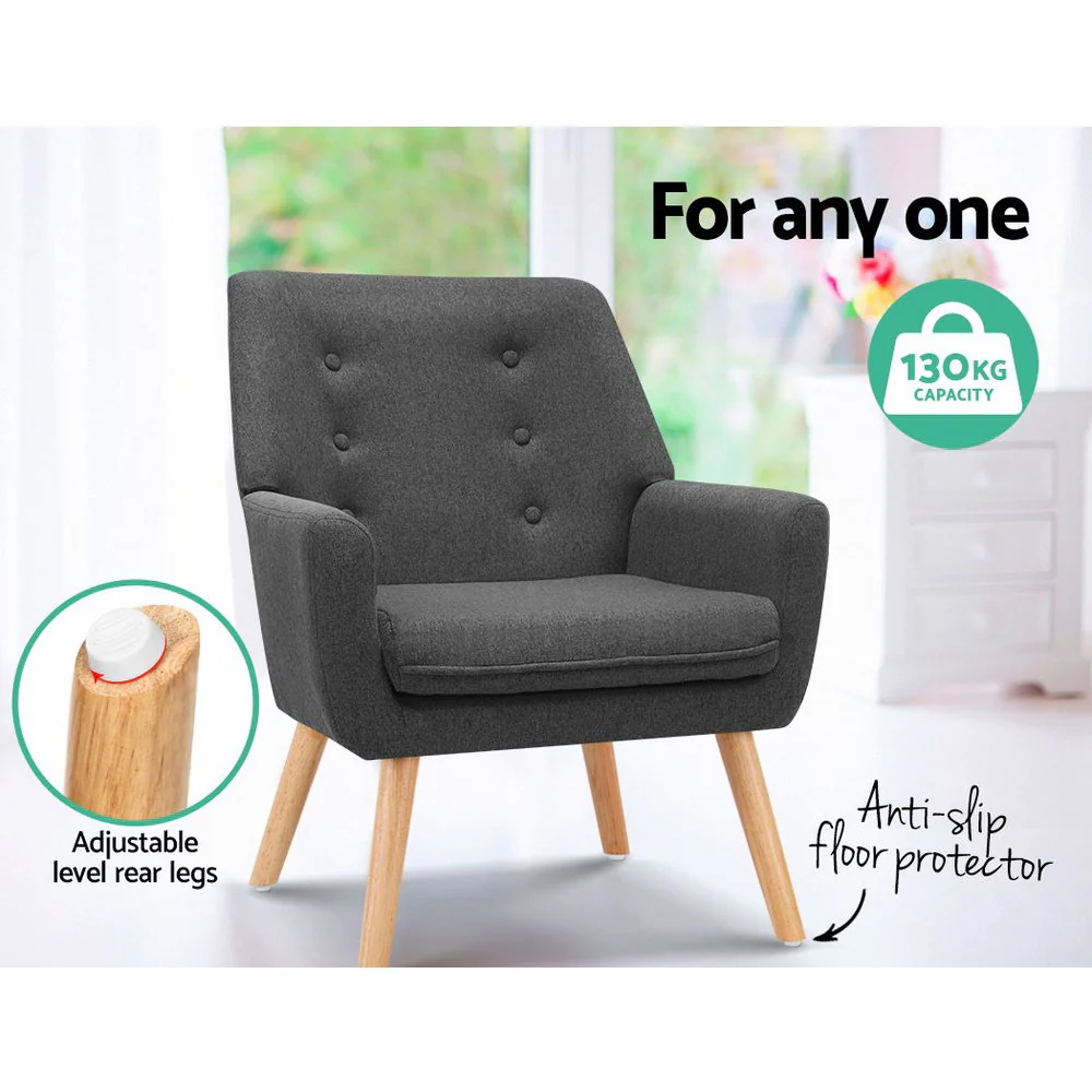 Armchair Tub Single Dining Chair - Image 5