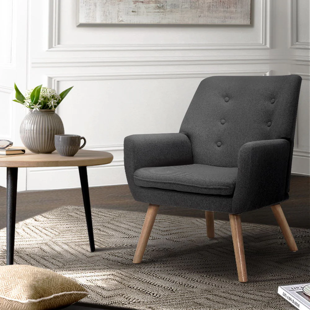 Armchair Tub Single Dining Chair - Image 7