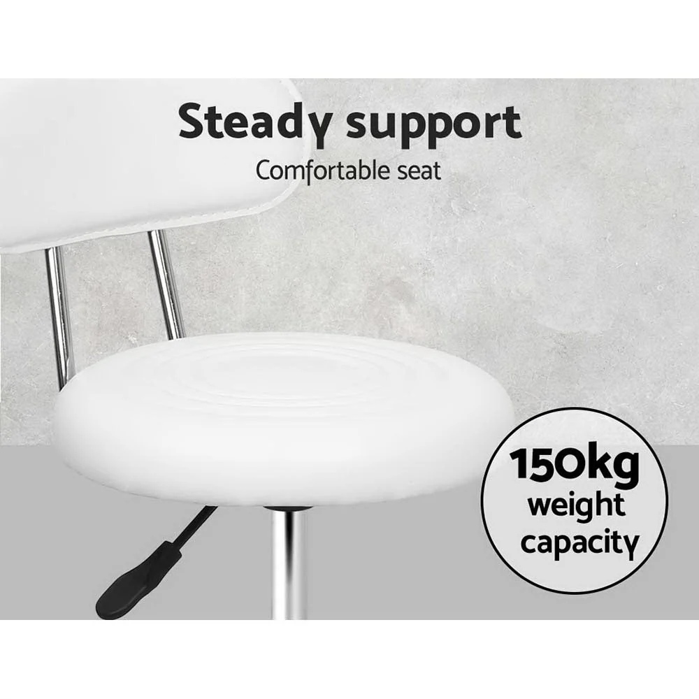 Salon Stool Swivel Barber Chair Backrest Hairdressing Hydraulic Height - Image 6