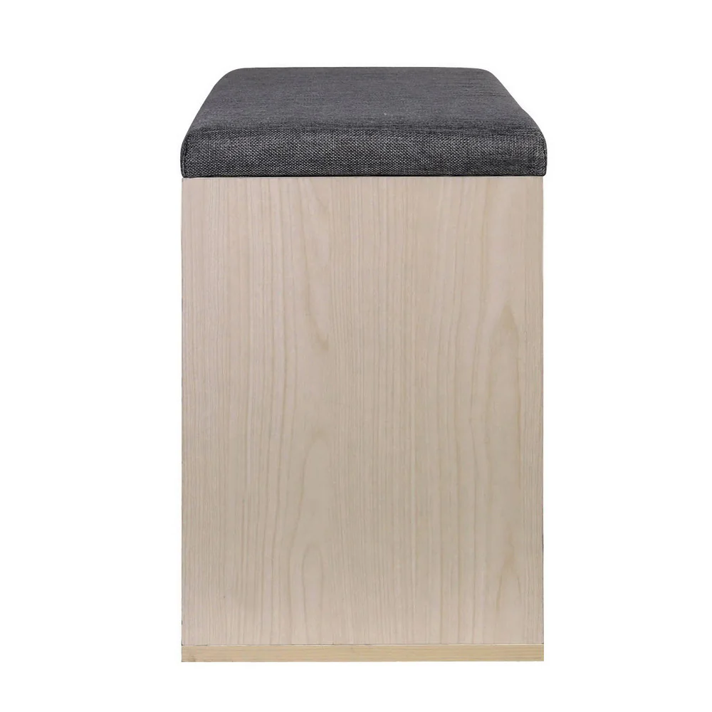Bench Shoe Rack with Storage – Natural - Image 4