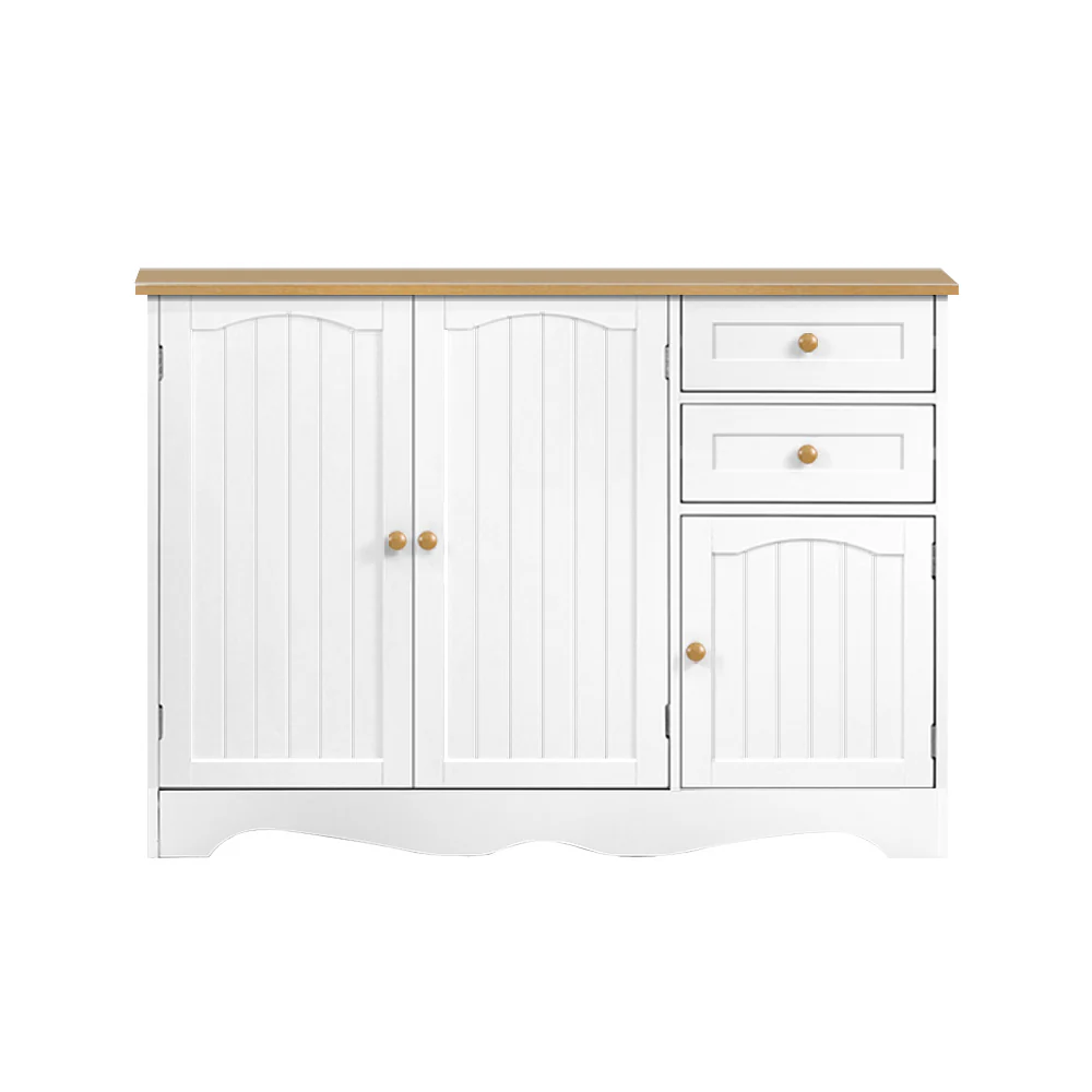 Buffet Sideboard 3 Doors - BERNE White - Image 4