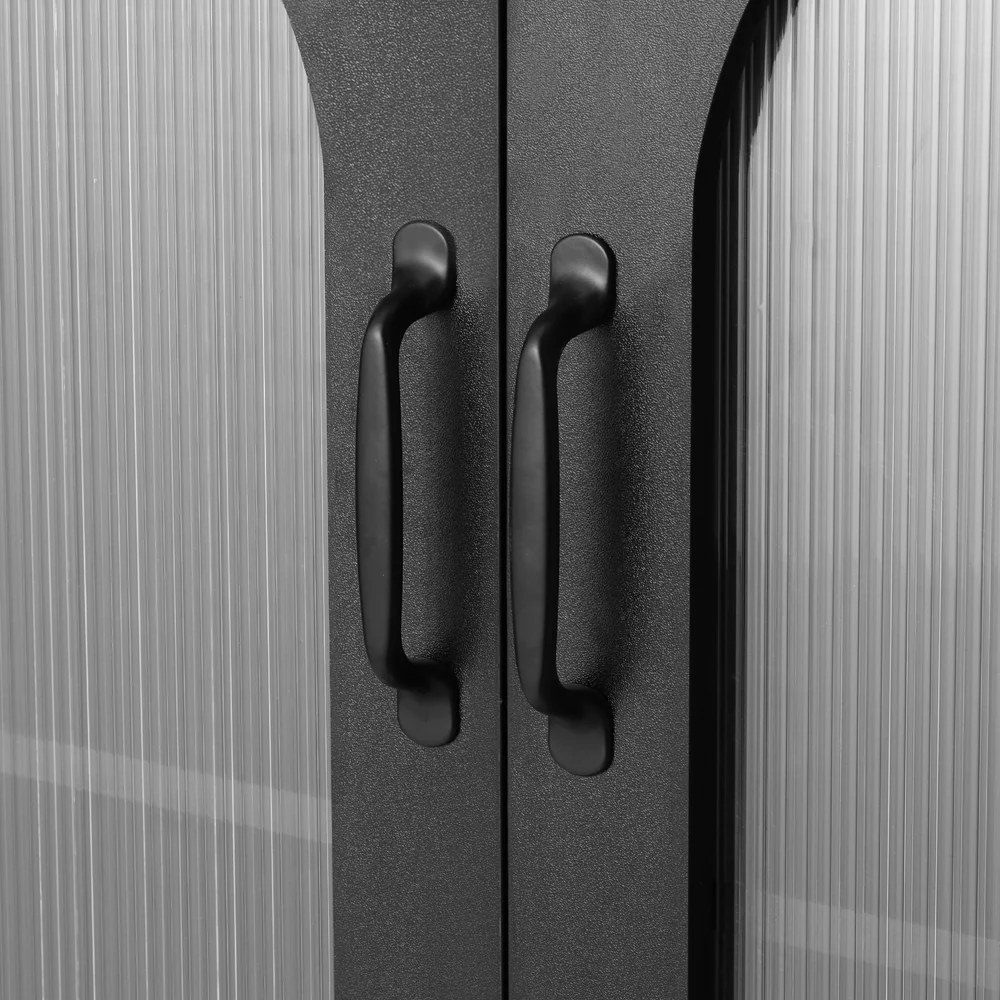 Buffet Sideboard Cupboard Cabinet Black - Image 5