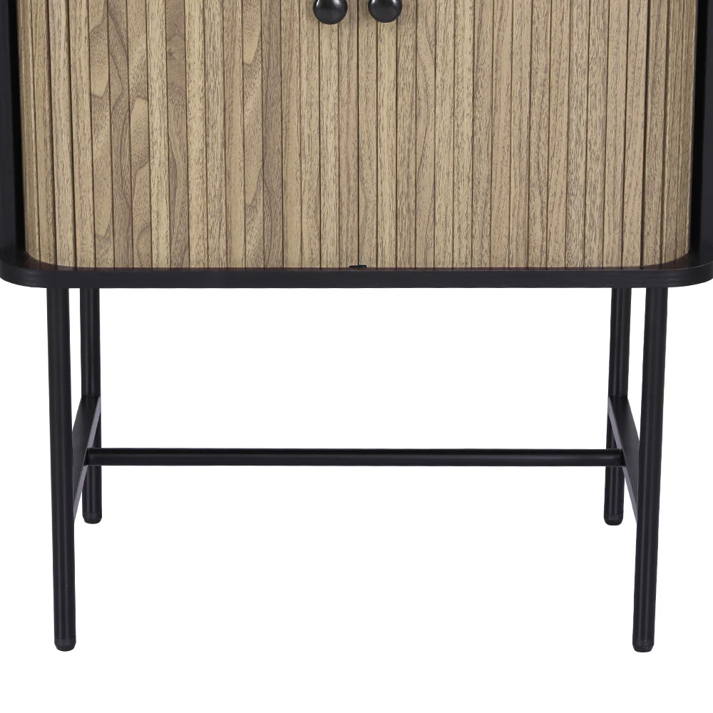 Buffet Sideboard Cupboard Cabinet Sliding Doors Pantry Storage BORIS - Image 5