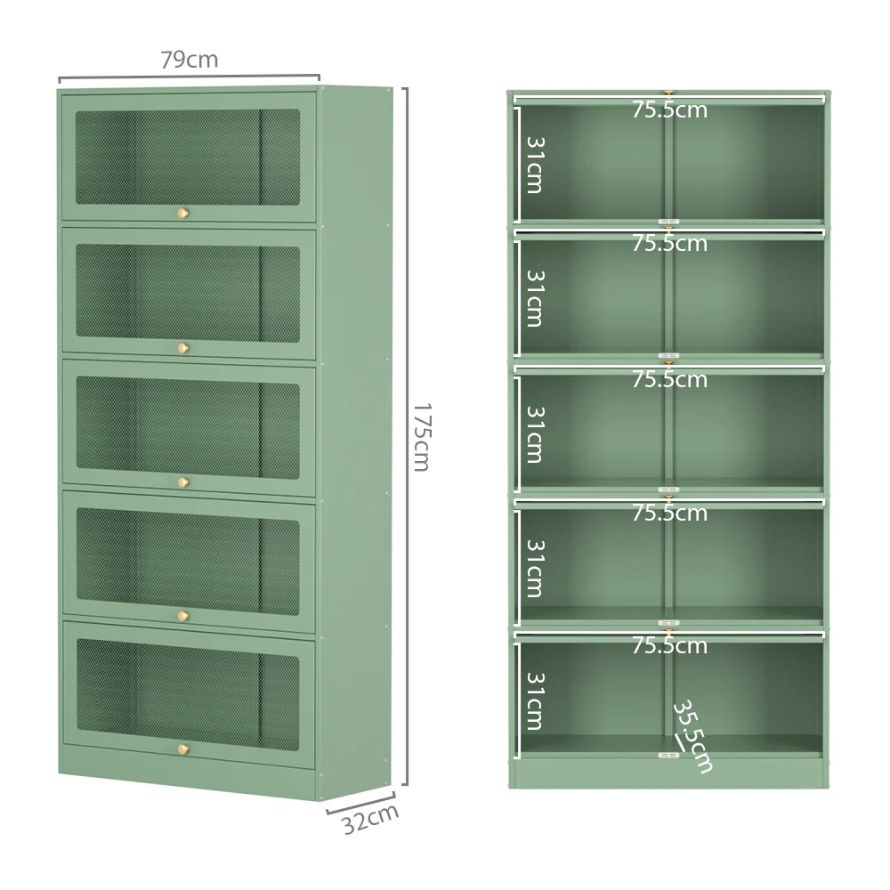 Buffet Sideboard Metal Cabinet - ELIA Green - Image 4