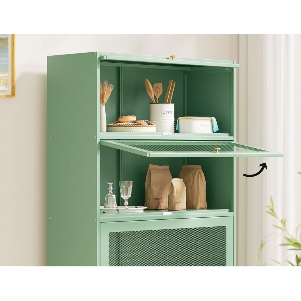 Buffet Sideboard Metal Cabinet - ELIA Green - Image 6