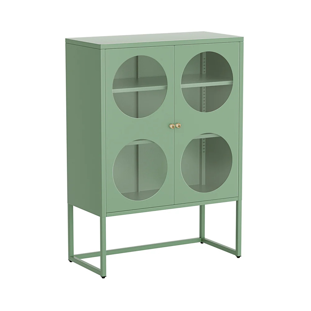 Buffet Sideboard Metal Cabinet - ELLA Green - Image 2