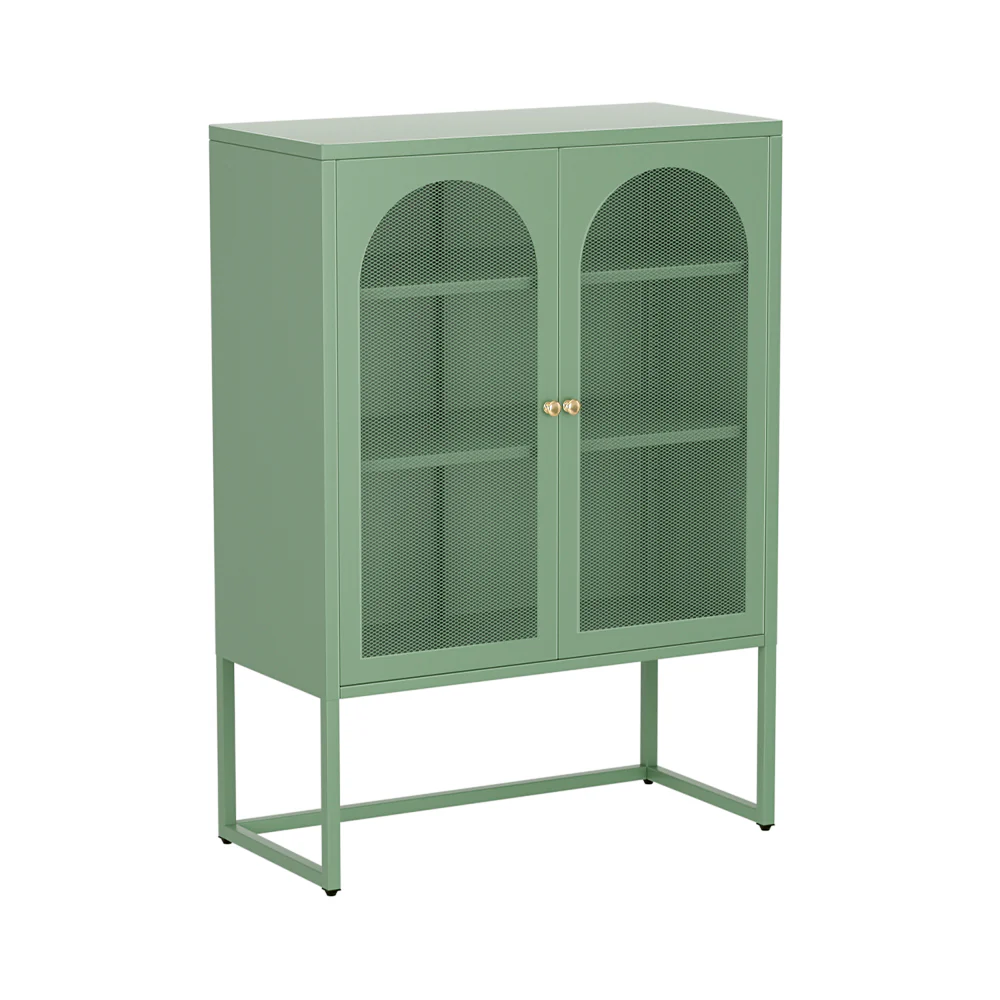 Buffet Sideboard Metal Cabinet - ELMA Green - Image 2