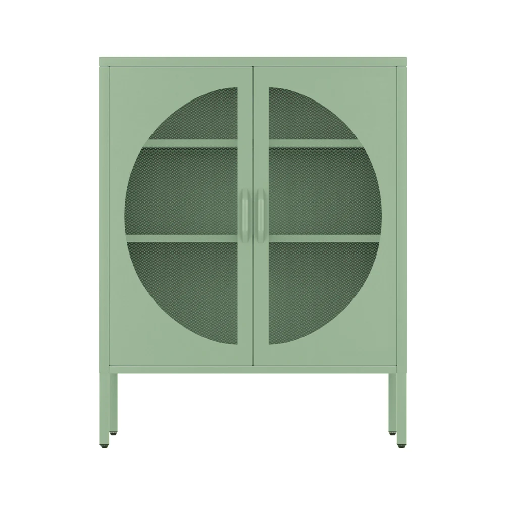 Buffet Sideboard Metal Cabinet - ELSA Green - Image 5