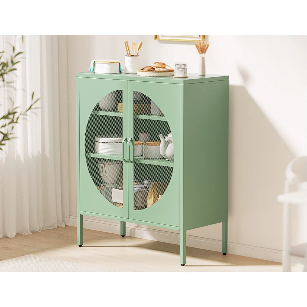 Buffet Sideboard Metal Cabinet - ELSA Green - Image 6
