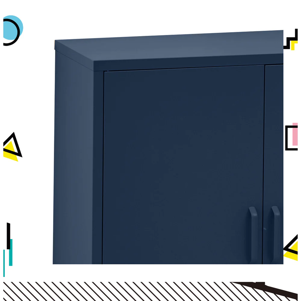 Buffet Sideboard Metal Cabinet - SWEETHEART Blue - Image 5