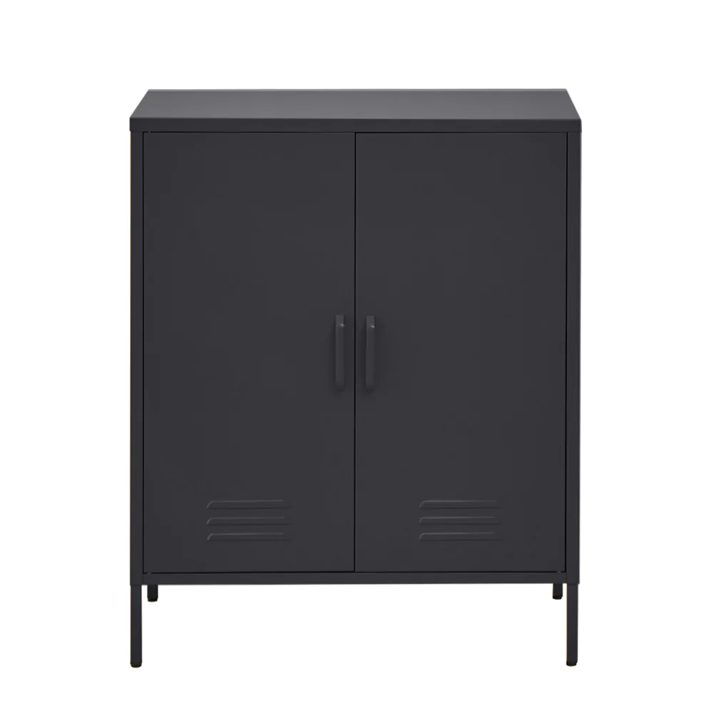 Buffet Sideboard Metal Cabinet - SWEETHEART Charcoal - Image 2