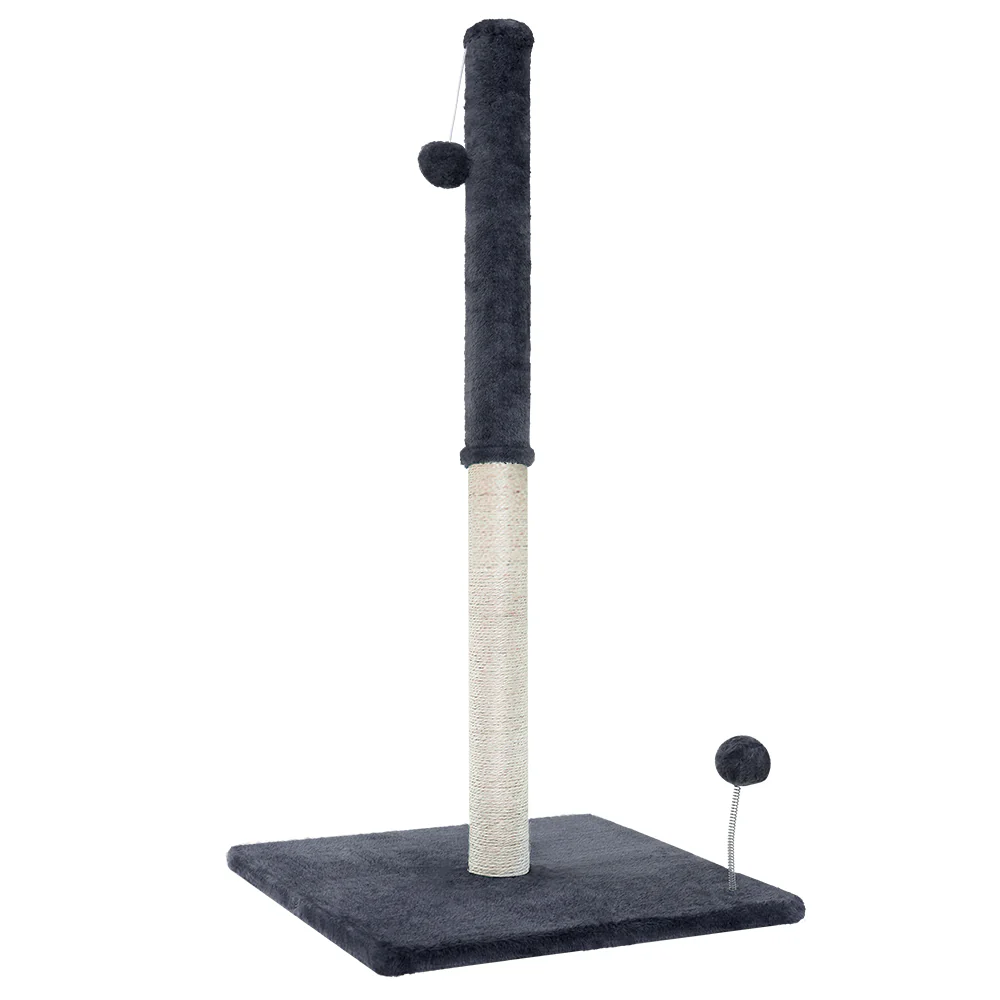 Cat Tree 105cm Scratching Post Scratcher Tower Condo House Hanging toys Grey - Image 7