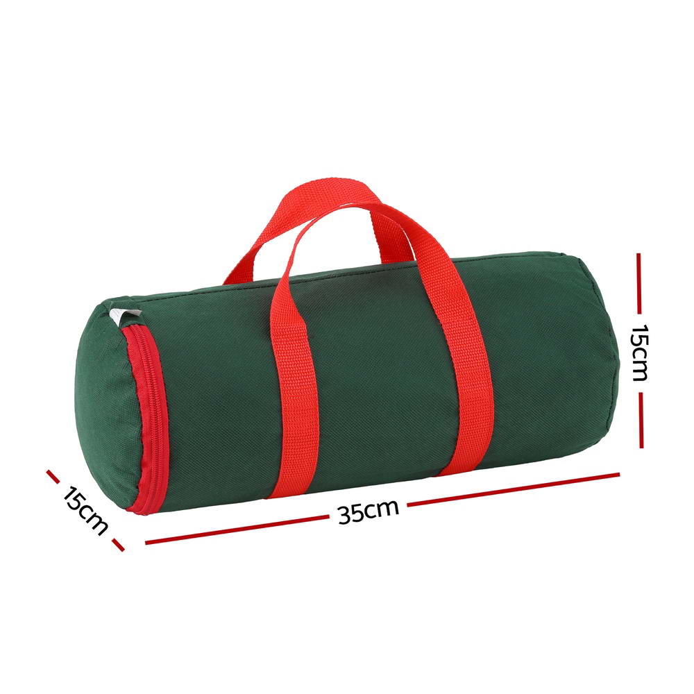 Christmas Baubles Storage Bag Xmas Ornaments Bag Container Green - Image 2