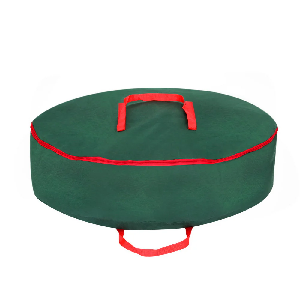 Christmas Garland Wreath Storage Bag Baubles Ornaments Container - Image 3