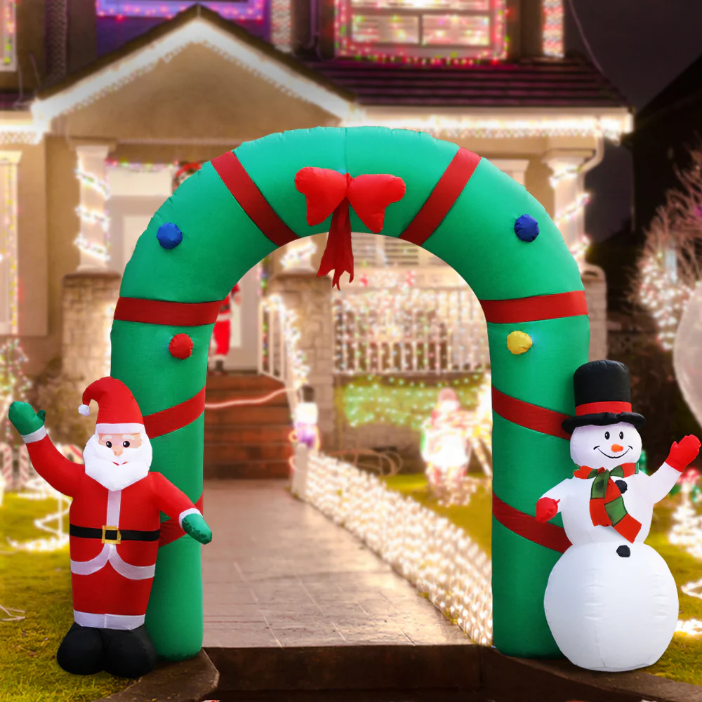 Christmas Inflatable Archwary 2.8M Illuminated Decorations - Image 7