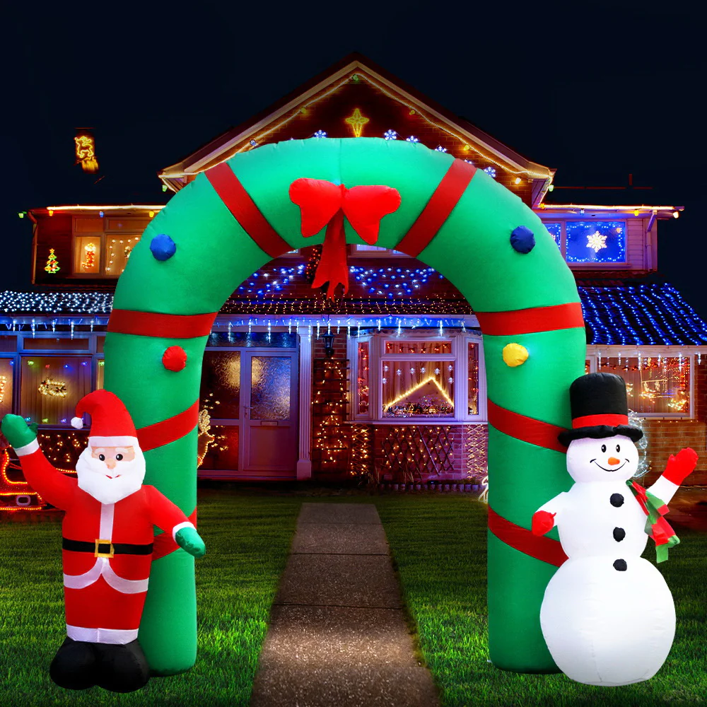 Christmas Inflatable Archwary 2.8M Illuminated Decorations - Image 8