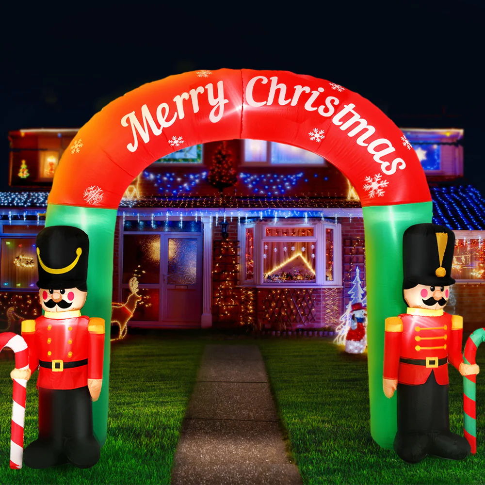 Christmas Inflatable Archwary Nutcracker 3M Illuminated Decorations - Image 8