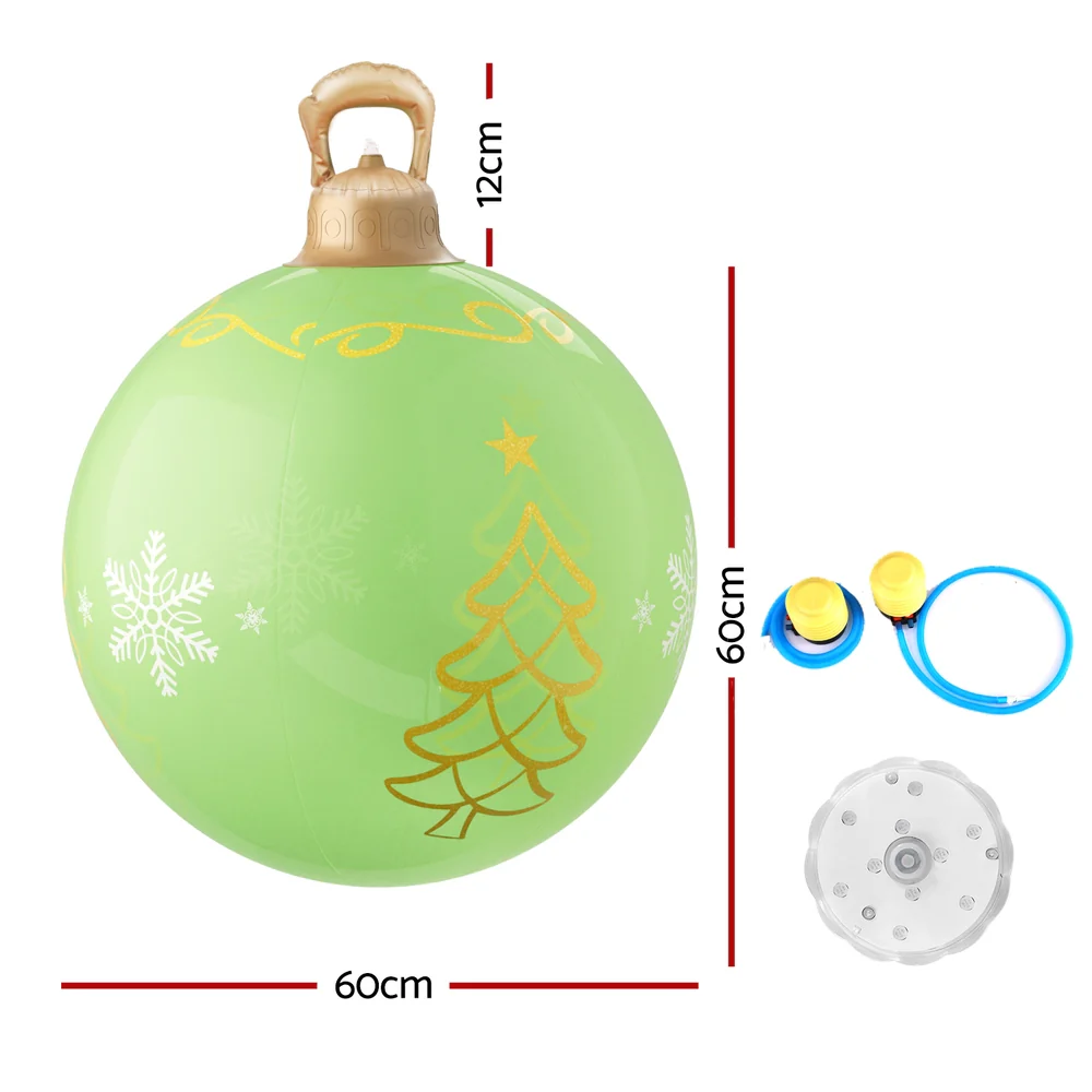 Christmas Inflatable Ball 60cm Led Illuminated Xmas Decoration - Image 2