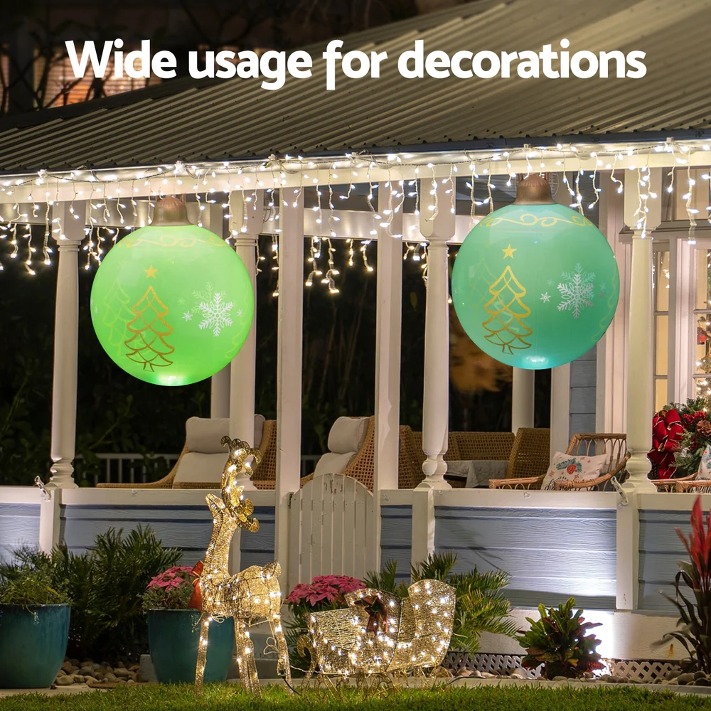 Christmas Inflatable Ball 60cm Led Illuminated Xmas Decoration - Image 5