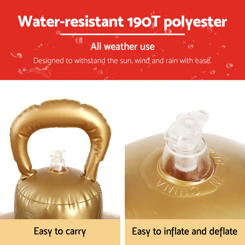 Christmas Inflatable Ball 60cm Tree Decoration Giant Bauble Clear - Image 6
