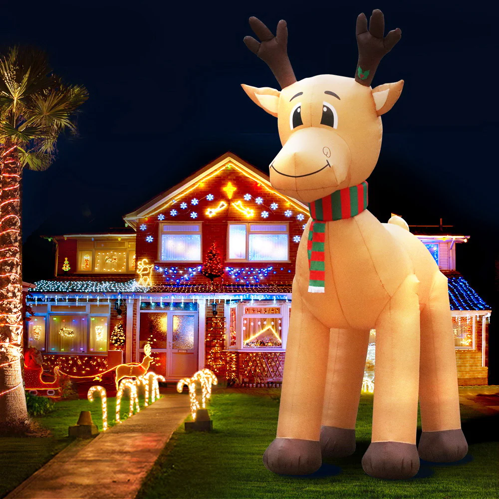 Christmas Inflatable Reindeer 5M Illuminated Decorations - Image 8