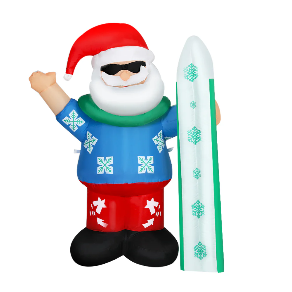Christmas Inflatable Santa 1.6M Illuminated Decorations - Image 3