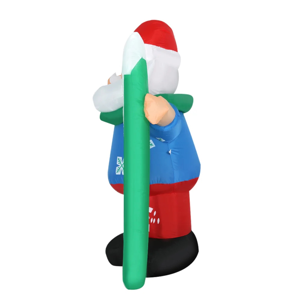 Christmas Inflatable Santa 1.6M Illuminated Decorations - Image 4