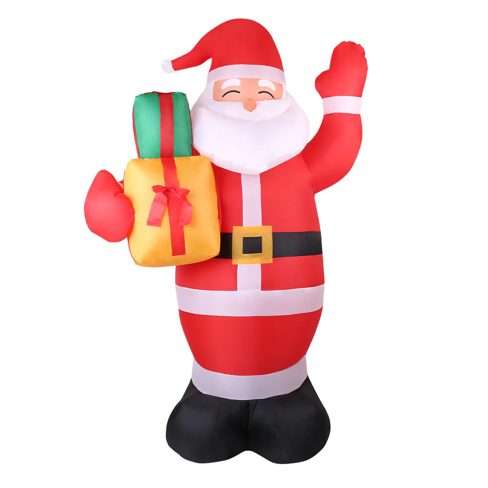 Christmas Inflatable Santa 2.4M Illuminated Decorations - Image 3