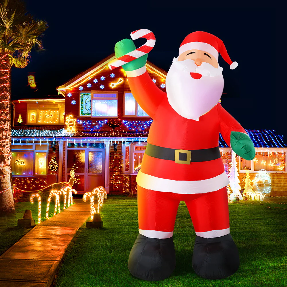 Christmas Inflatable Santa 3M Illuminated Decorations - Image 8