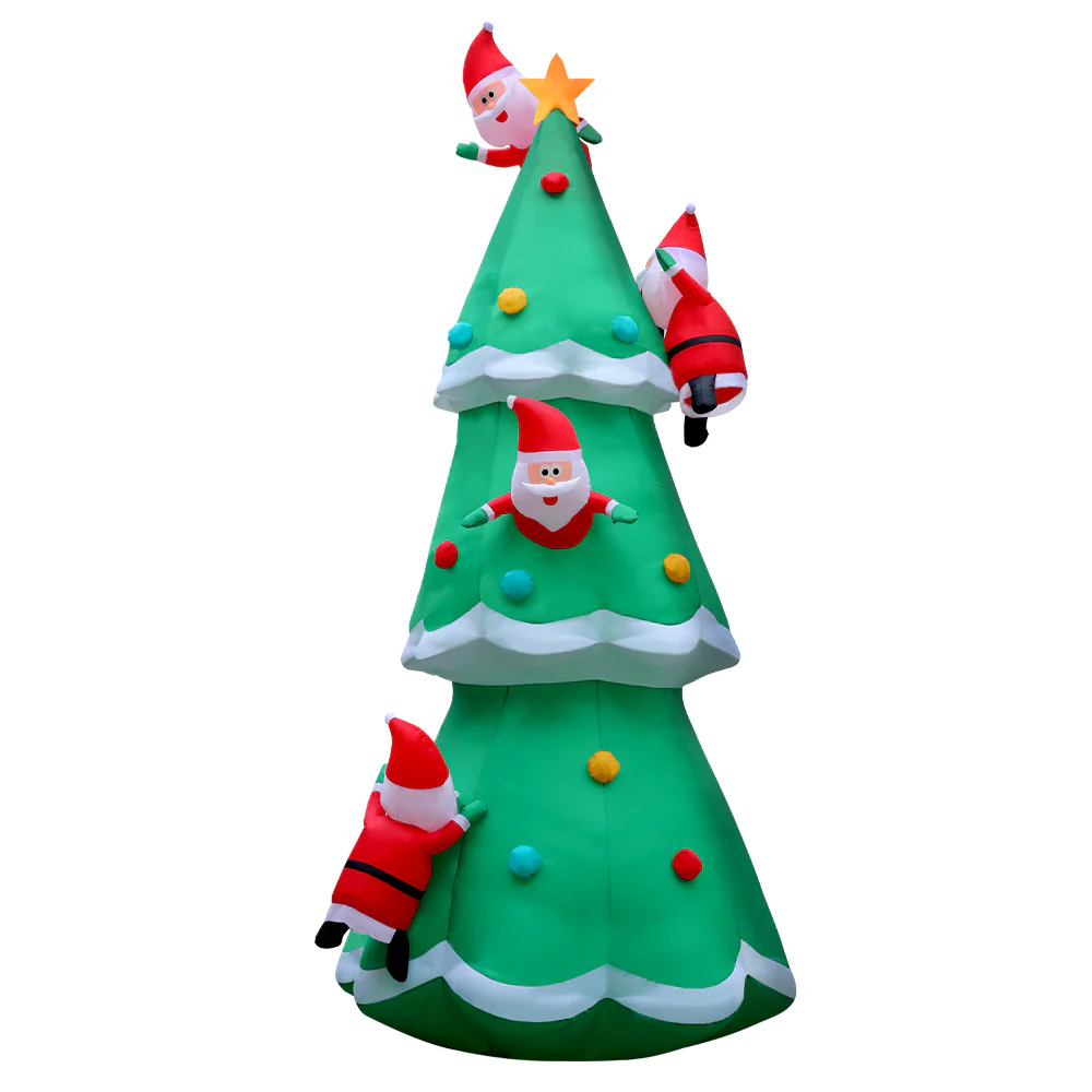 Christmas Inflatable Santa Tree 5M Illuminated Decorations - Image 3