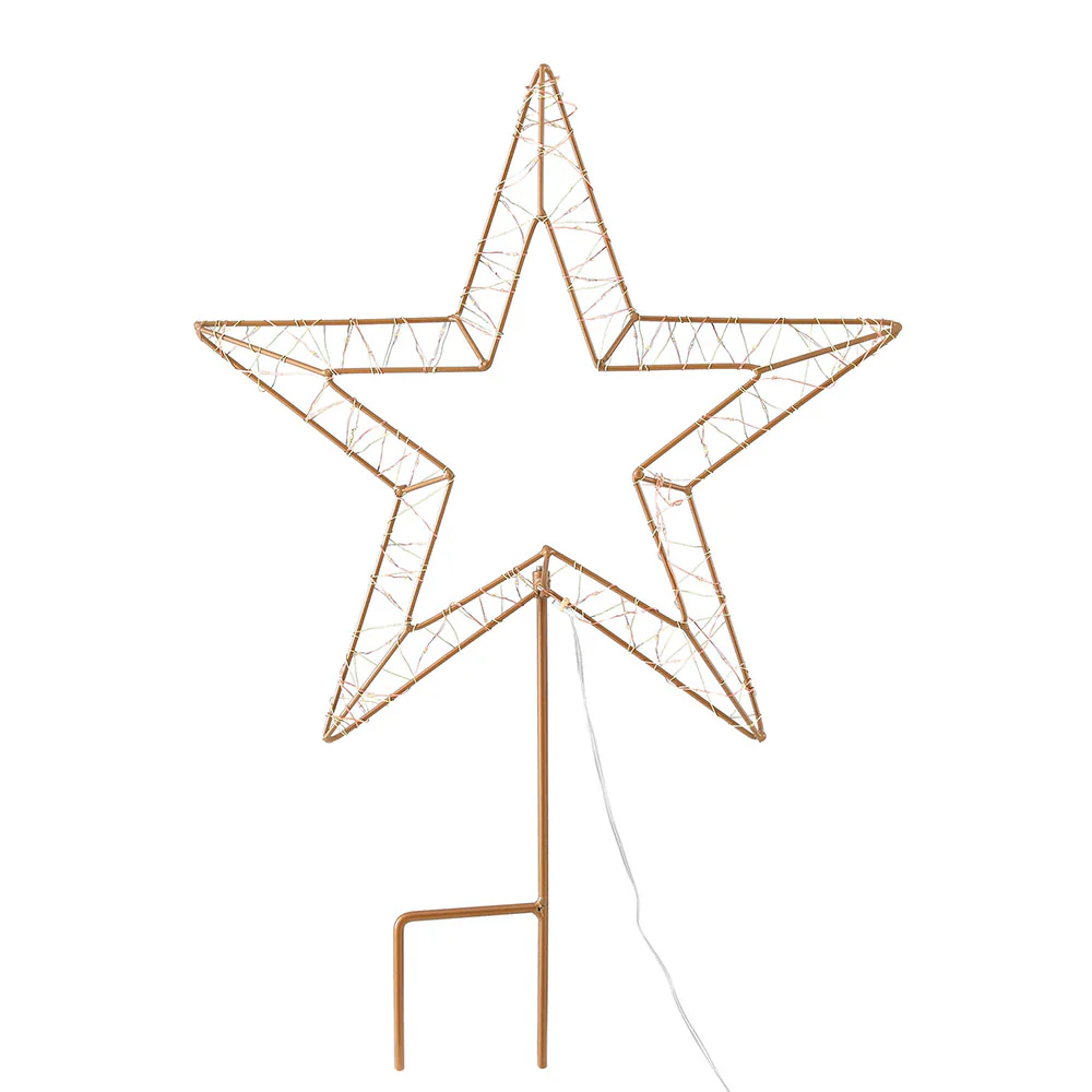 Christmas Lights 100 LED Fairy Light Ground Star Garden Decoration - Image 3