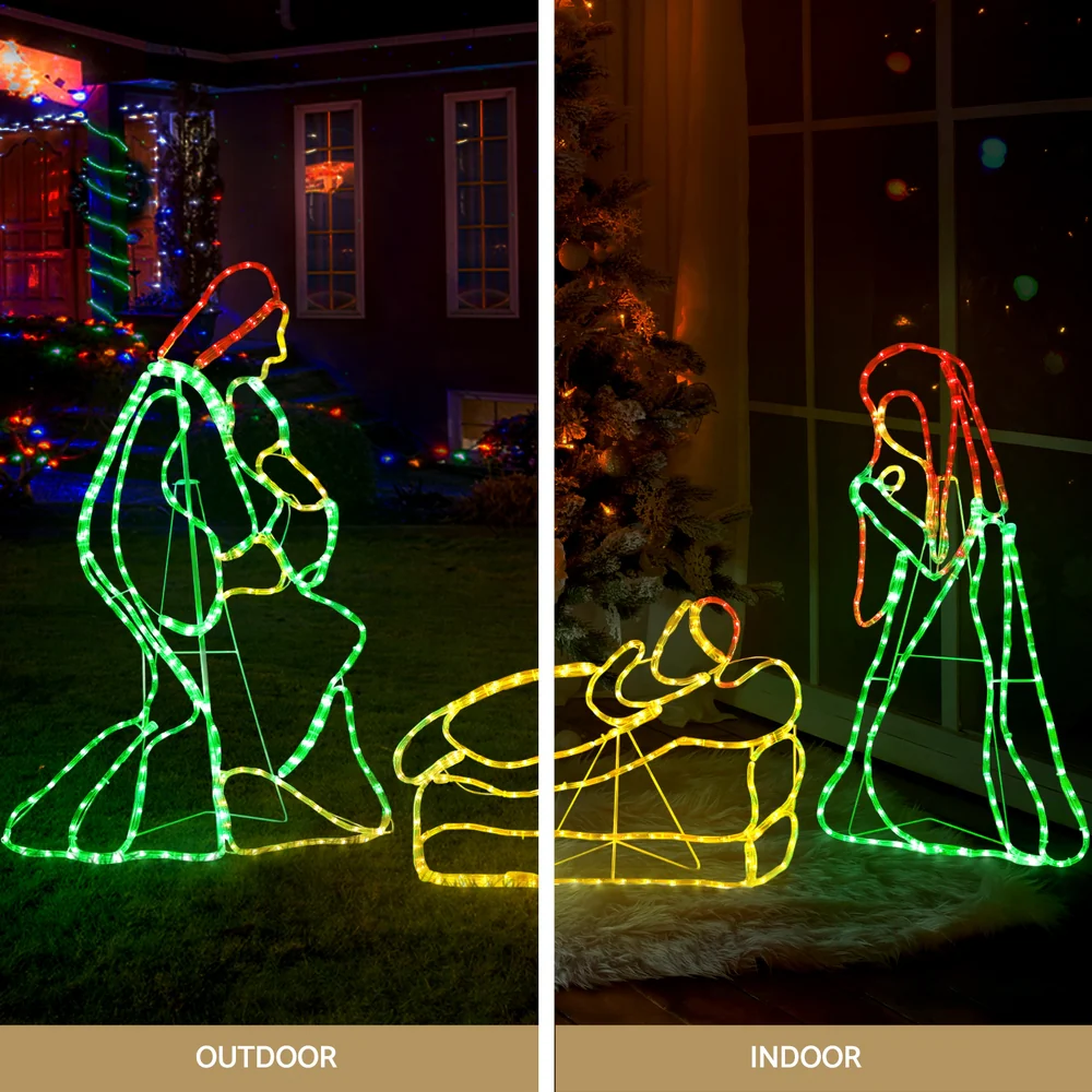 Christmas Lights 112cm Motif 552 LED Rope Light Outdoor Decoration - Image 5