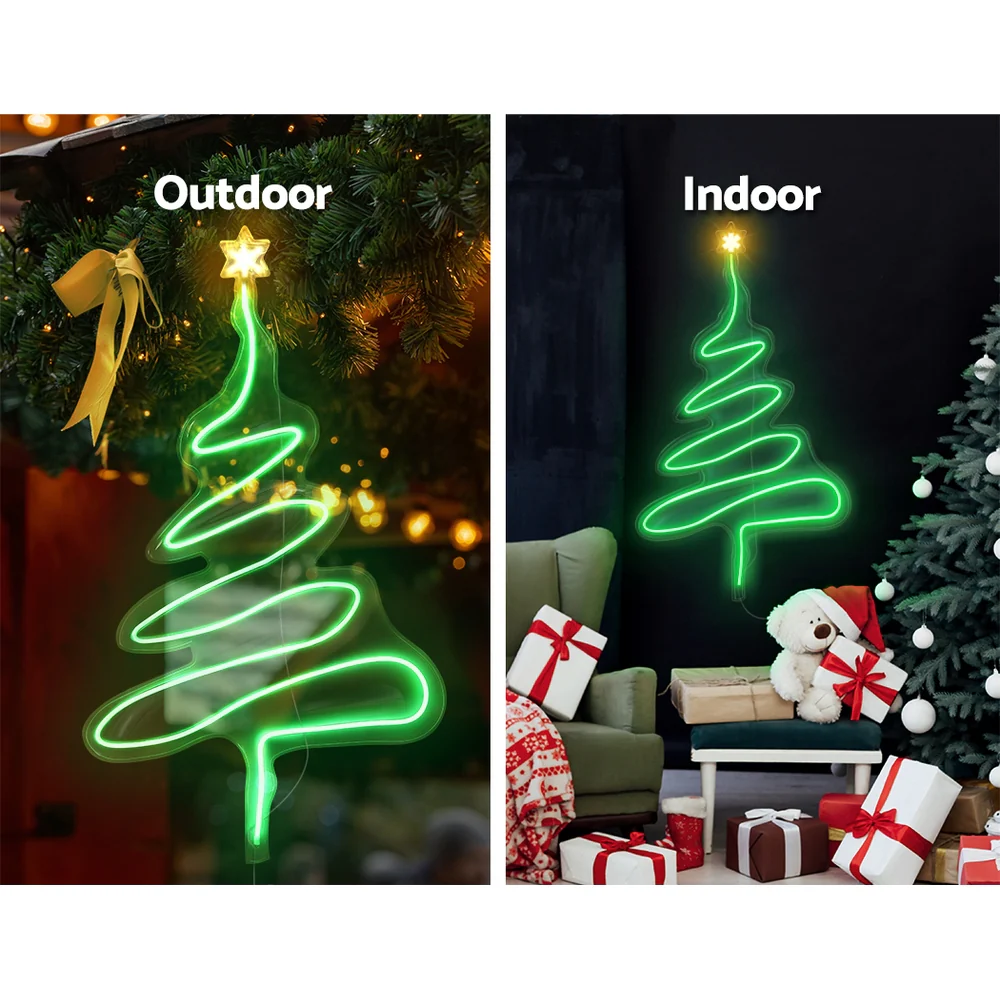 Christmas Lights 114cm Fairy Light Green Tree Decorations - Image 5
