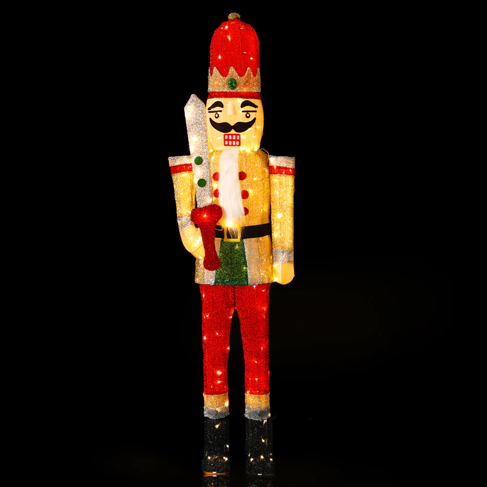 Christmas Lights 170cm Nutcracker 180 LED Fairy Light Decorations - Image 2