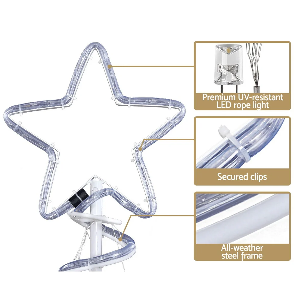 Christmas Lights 188cm Tree 288 LED Decorations - Image 3