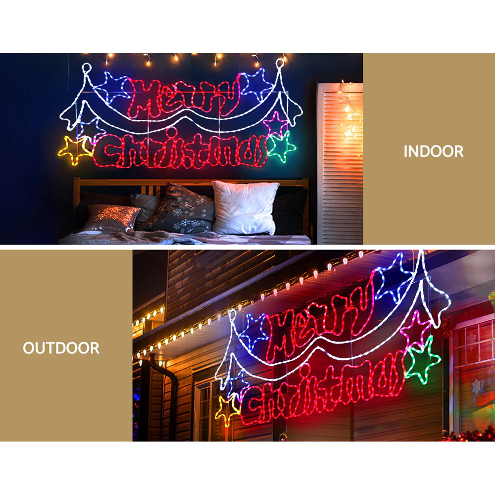 Christmas Lights 191cm 612 LEDs Fairy Light Outdoor Decorations - Image 4