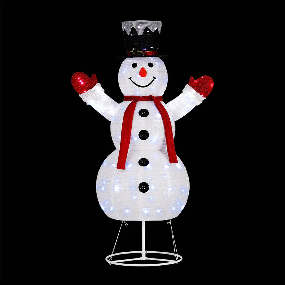 Christmas Lights 200 LED 175cm Fairy Light Snowman Decorations