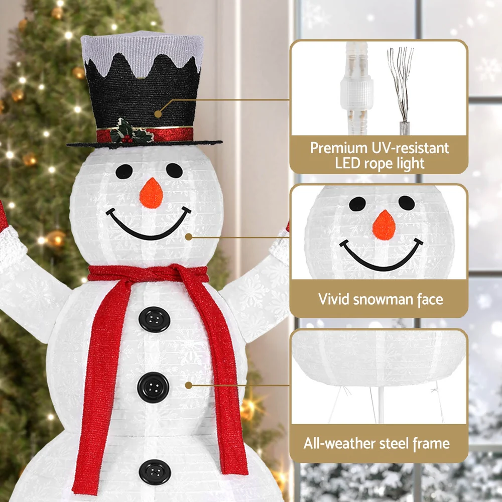 Christmas Lights 200 LED 175cm Fairy Light Snowman Decorations - Image 6