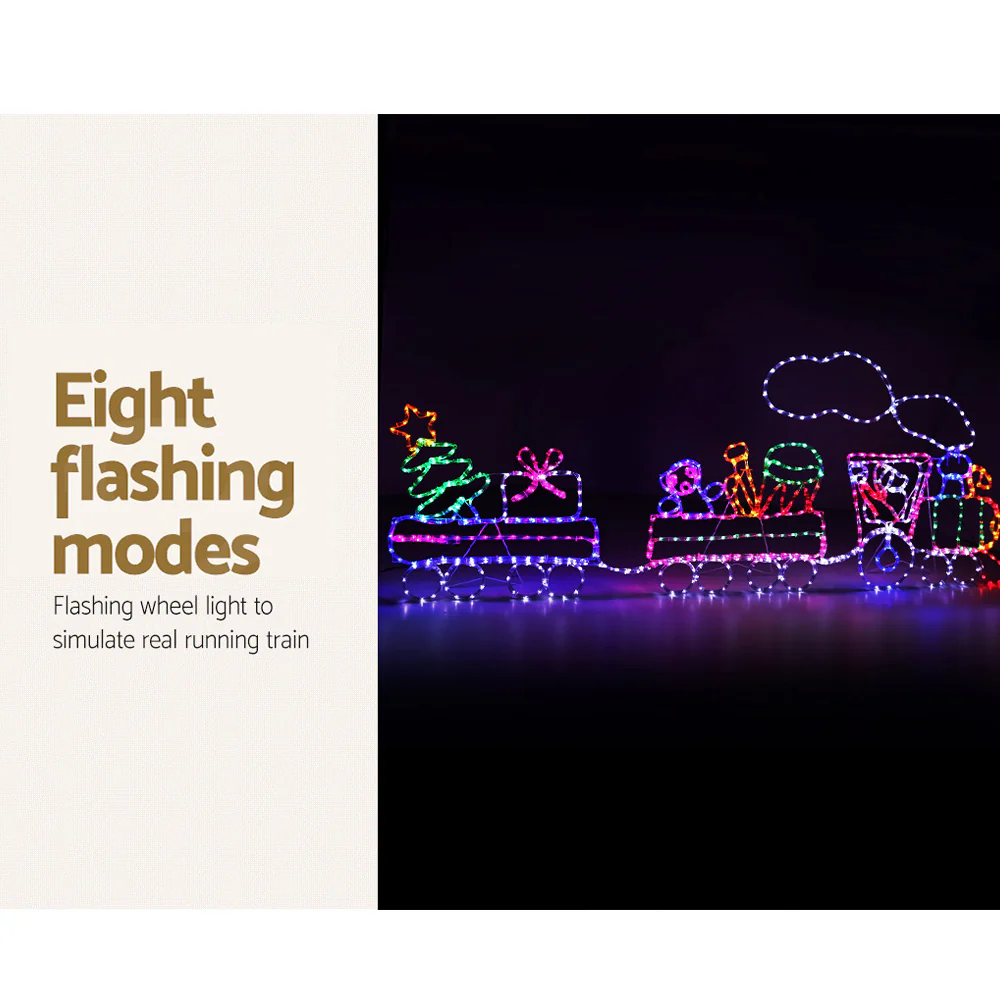 Christmas Lights 210cm Train 631 LED Decorations - Image 6
