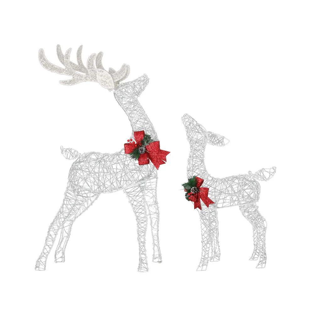 Christmas Lights 2pcs Reindeer Set Fairy Light 170 LED Decorations - Image 3