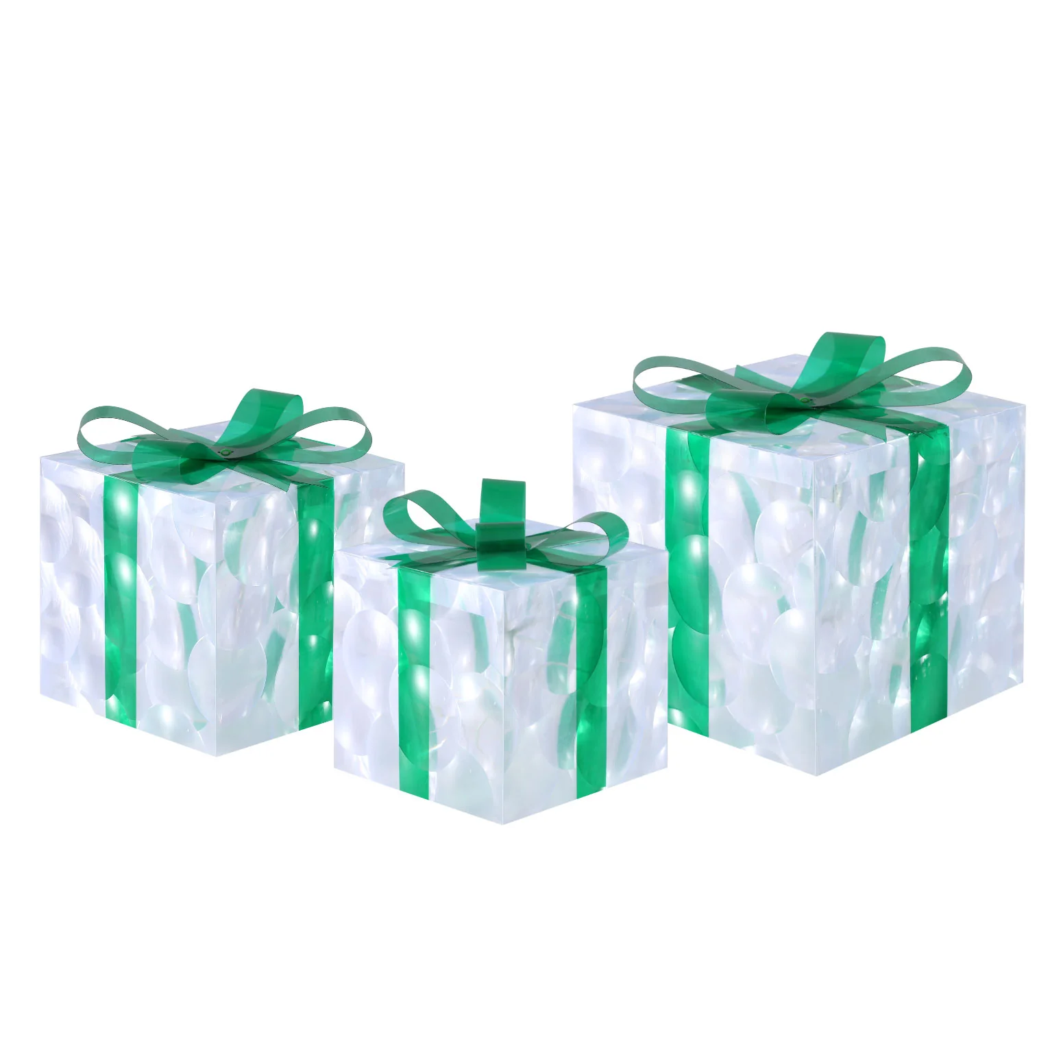 Christmas Lights 70 LED Fairy Light Gift Box 3pcs Decorations Set - Image 3