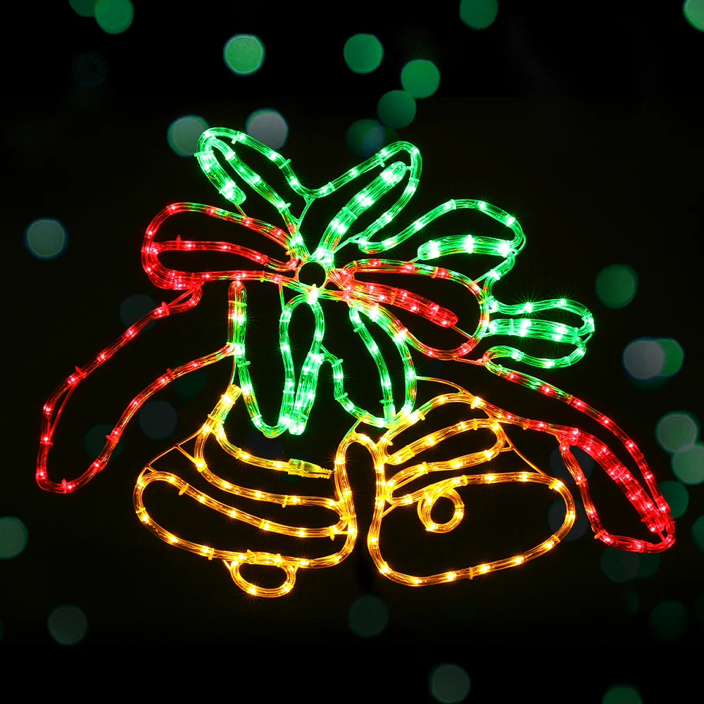 Christmas Lights 76cm Bells 216 LED Decorations - Image 7