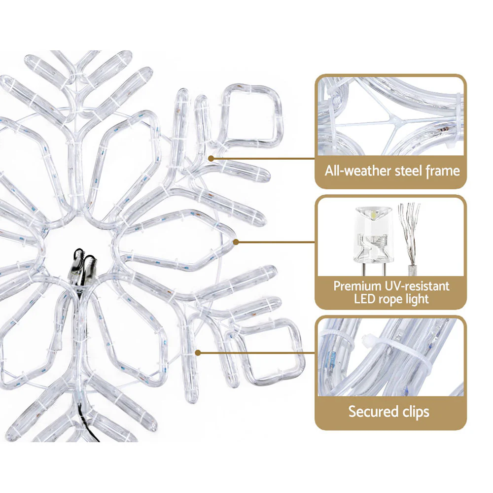 Christmas Lights 82cm Snow 304 LED Decorations - Image 3