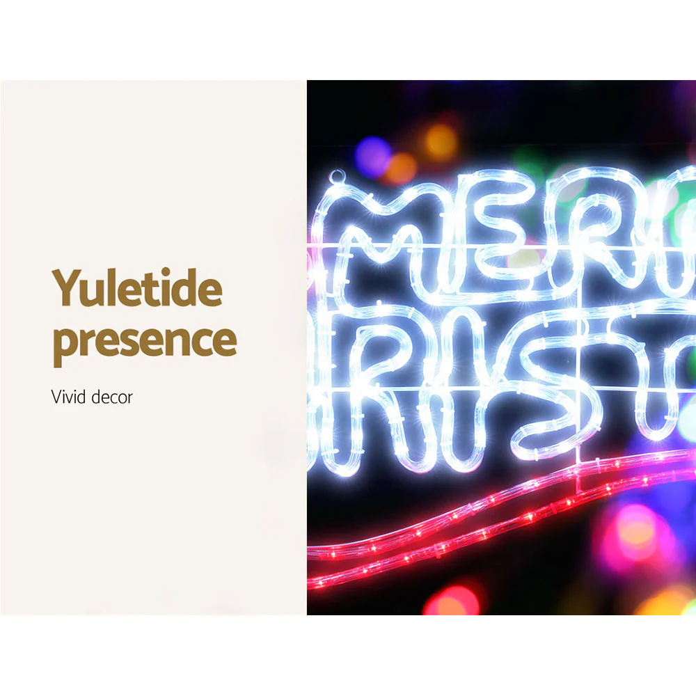Christmas Lights 96cm Merry Christmas 288 LED Decorations - Image 5