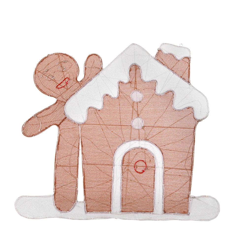 Christmas Lights Gingerbread Motif 330 LED Fairy Light Decoration - Image 3