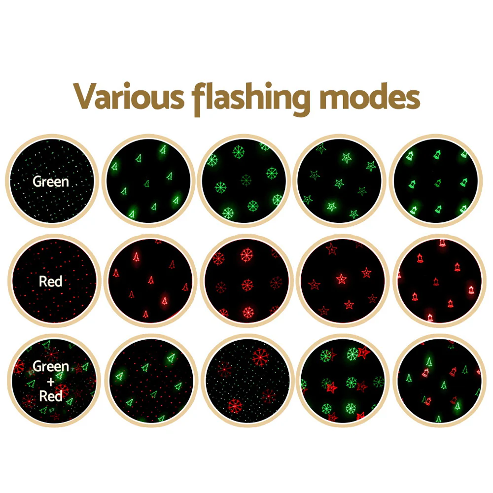 Christmas Lights Laser Light Projector Outdoor Decorations - Image 3