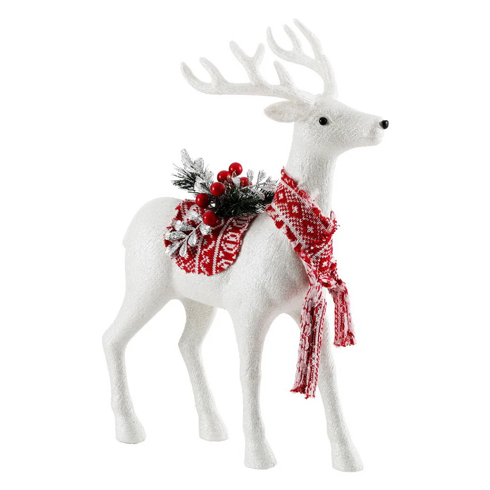 Christmas Reindeer 45cm Glitter Deer Ornaments Party Decorations - Image 3